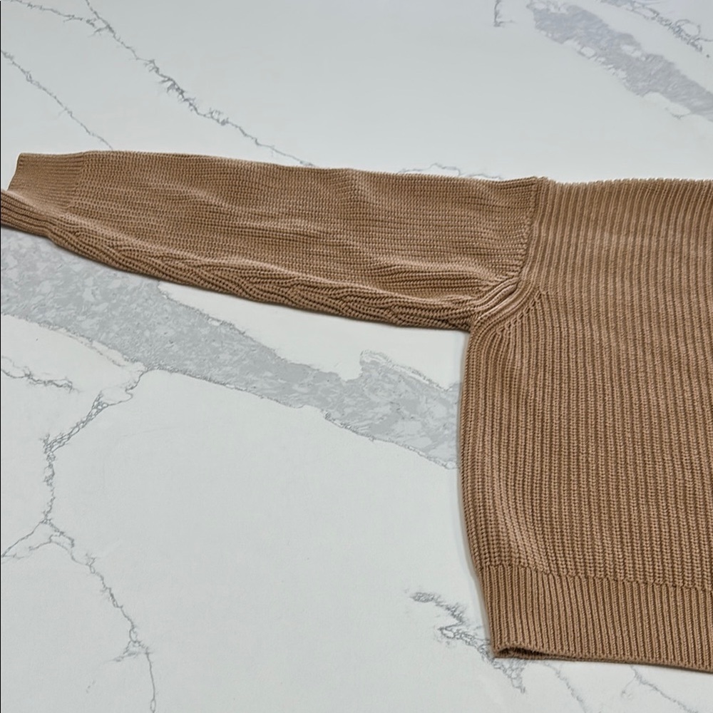 Quince Camel Knit Sweater - Picture 4 of 6